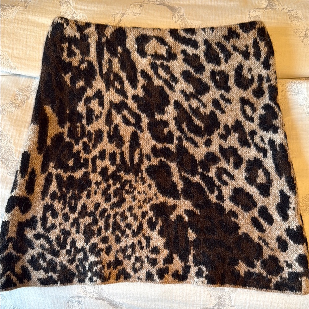 Leopard Print Skirt